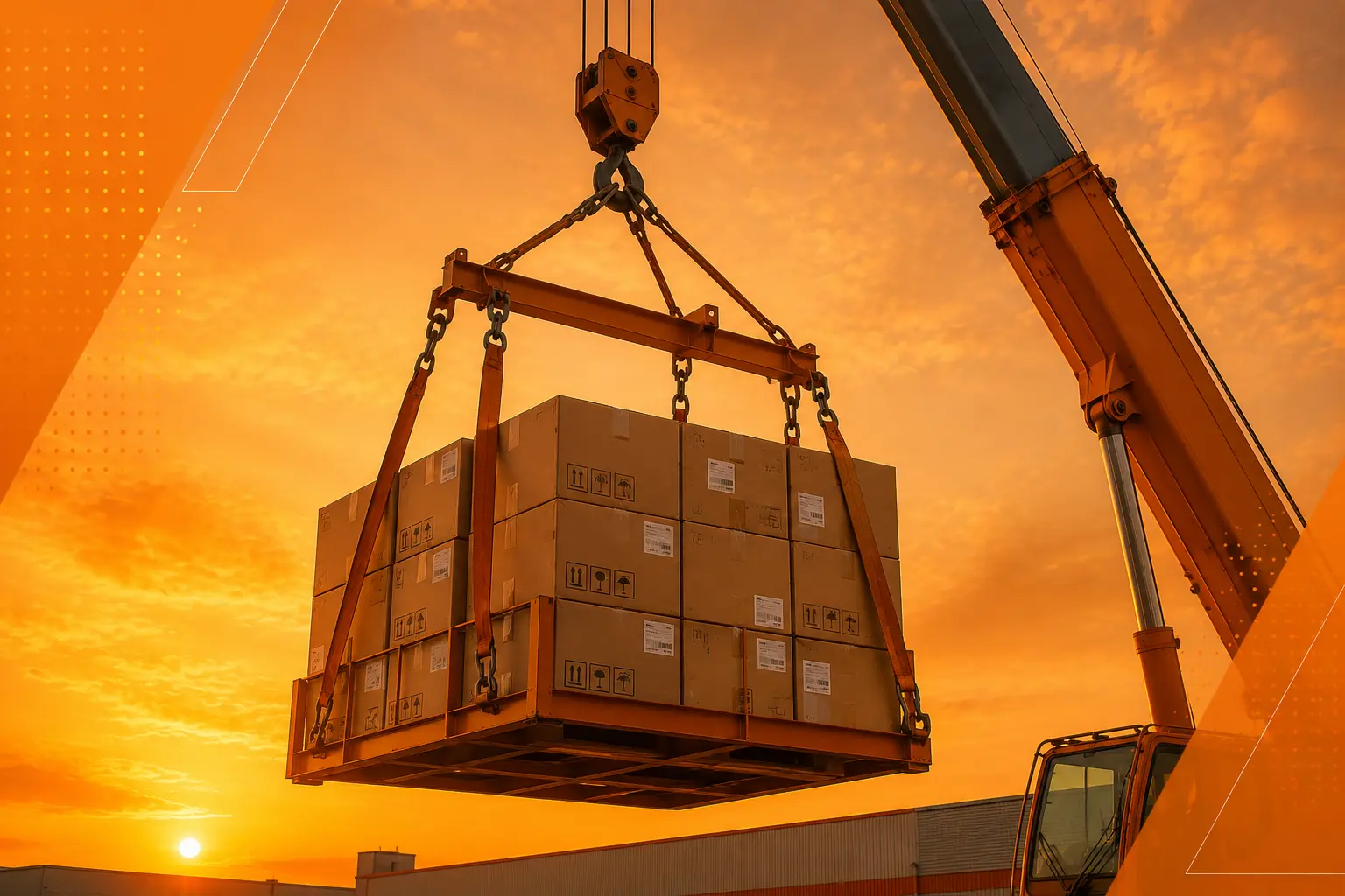 Içamento de cargas. Içamento de cargas: segurança, planejamento e eficiência na movimentação de equipamentos
